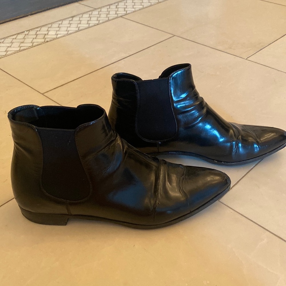 Prada black boots